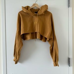 Ivy Park x Adidas cropped hoodie hooded shrug